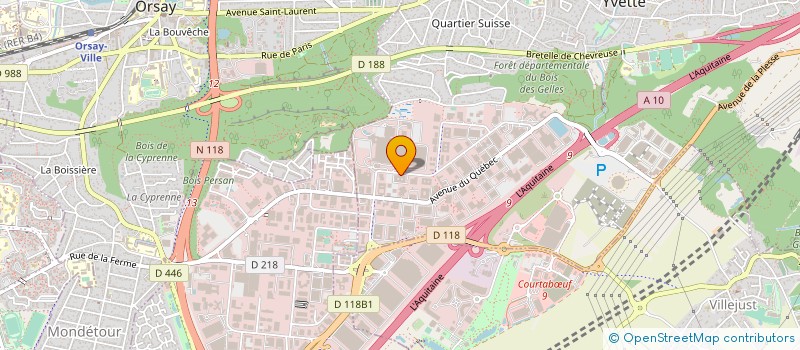 localisation de l'entreprise CIPA SARL  VILLEBON-SUR-YVETTE