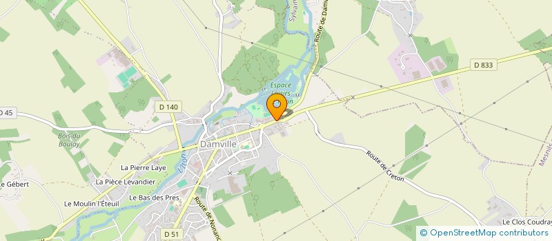 localisation de l'entreprise CIPAC27  MESNILS-SUR-ITON