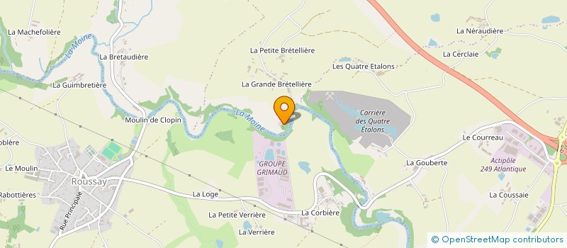 localisation de l'entreprise CIPAMA à SEVREMOINE