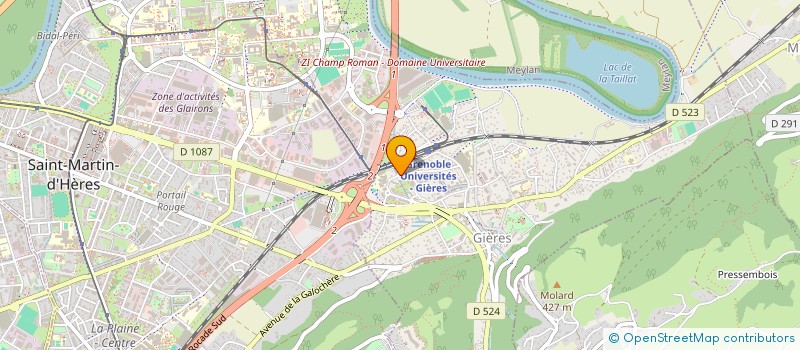 localisation de l'entreprise CIPART à GIERES