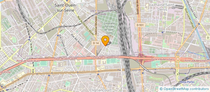 localisation de l'entreprise CIPAX RMS à SAINT-OUEN-SUR-SEINE