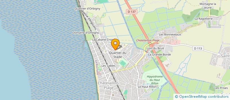 localisation de l'entreprise CIPECMA FORMATION COLLECTIVITES  CHATELAILLON-PLAGE