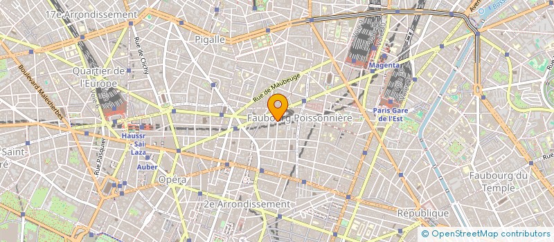 localisation de l'entreprise CIPEM COMPAGNIE D'INVESTISSEMENTS ET DE PARTICIPATIONS EUROPEENNES ET MONDIALES  PARIS