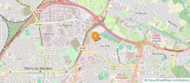 localisation de l'entreprise CIPEO à VILLENEUVE-D'ASCQ