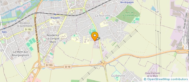 localisation de l'entreprise CIPGA (CONSEIL INFORMATIQUE PAIE GESTION ADMINISTRATION) à LA NORVILLE