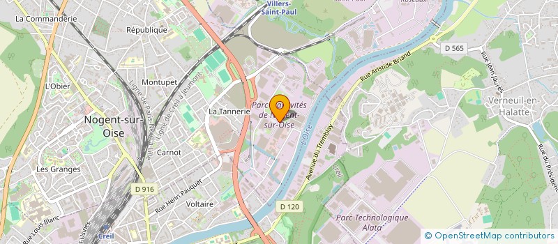 localisation de l'entreprise CIPHERLINK  NOGENT-SUR-OISE