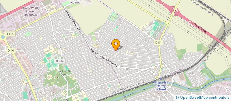 localisation de l'entreprise CIPIKU  MITRY-MORY