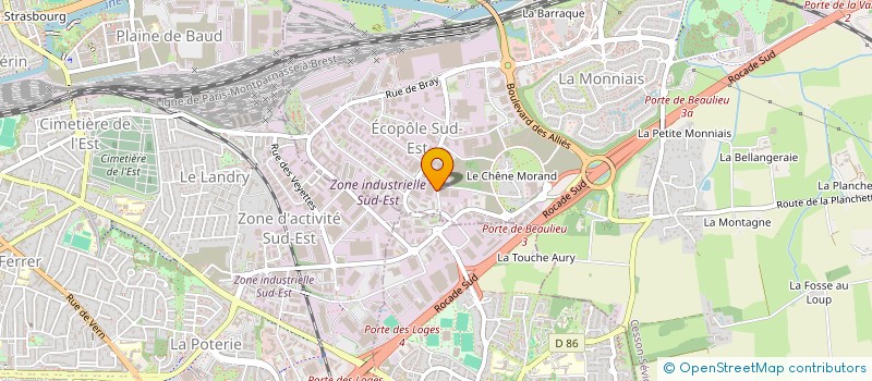 localisation de l'entreprise CIPLI à CESSON-SEVIGNE