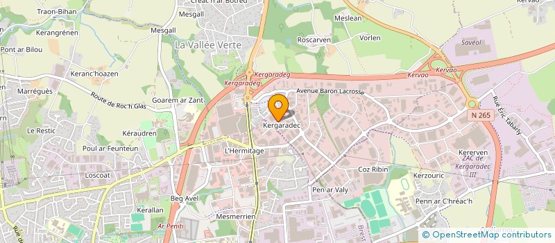 localisation de l'entreprise CIPLI IROISE à GOUESNOU