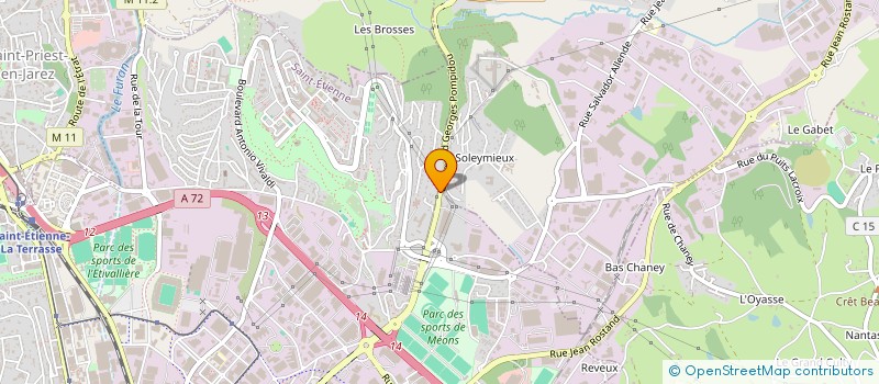 localisation de l'entreprise CIPLIBAT à SAINT-ETIENNE