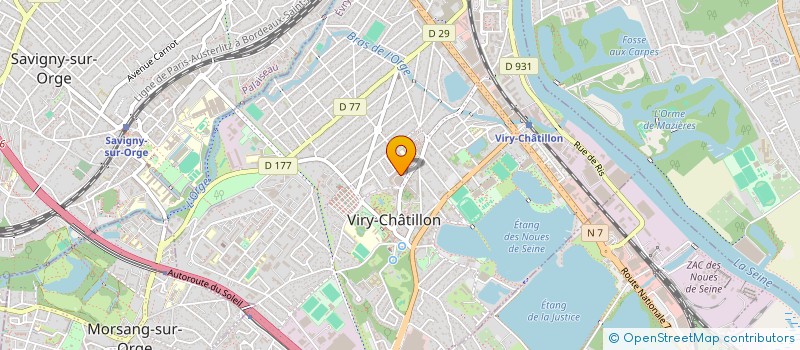 localisation de l'entreprise CIPM à VIRY CHATILLON