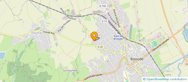 localisation de l'entreprise CIPMOP  MAZEYRAT-D'ALLIER