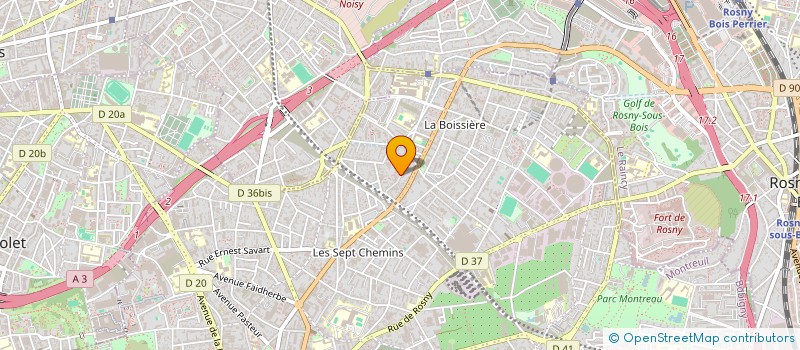 localisation de l'entreprise CIPO à MONTREUIL