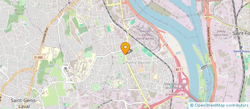 localisation de l'entreprise CIPO  OULLINS-PIERRE-BENITE