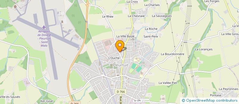 localisation de l'entreprise CIPRA à PLEURTUIT