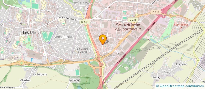 localisation de l'entreprise CIPRAL à LES ULIS