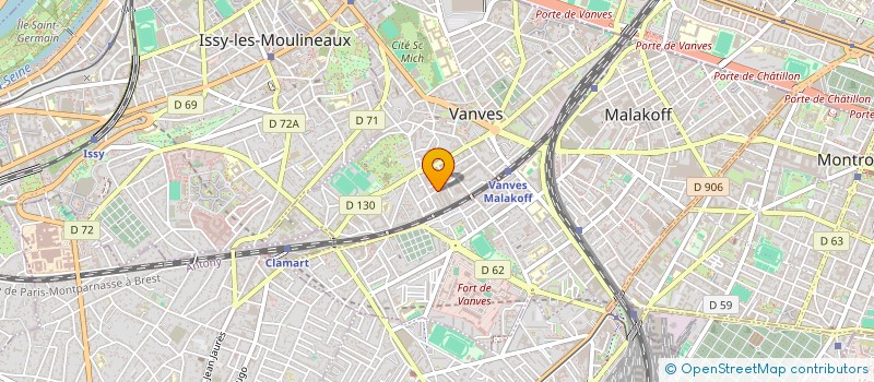 localisation de l'entreprise CIPREN à VANVES