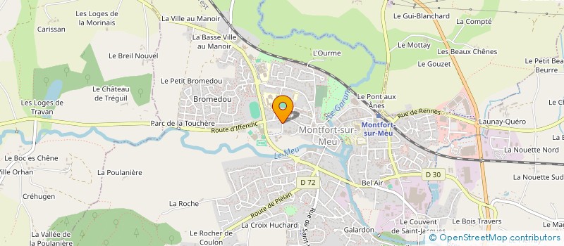 localisation de l'entreprise CIPRES à MONTFORT-SUR-MEU