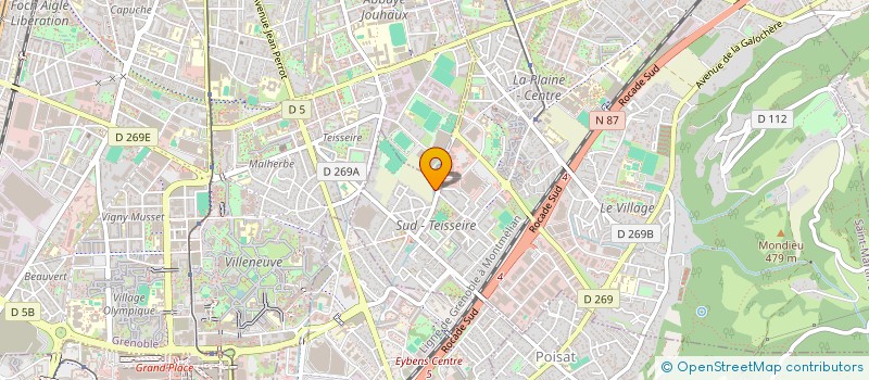 localisation de l'entreprise CIPRI / GALVIN  SAINT-MARTIN-D'HERES