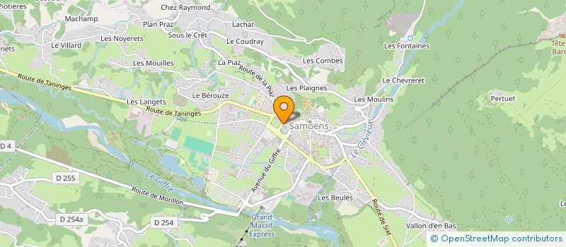 localisation de l'entreprise CIPRIANI & CO  SAMOENS