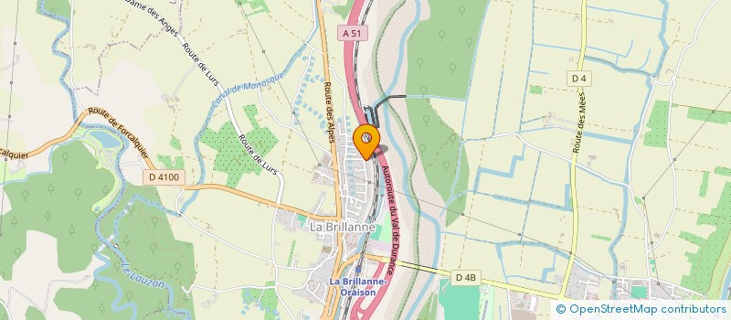 localisation de l'entreprise CIQ LE THOR 04700 LA BRILLANNE  LA BRILLANNE
