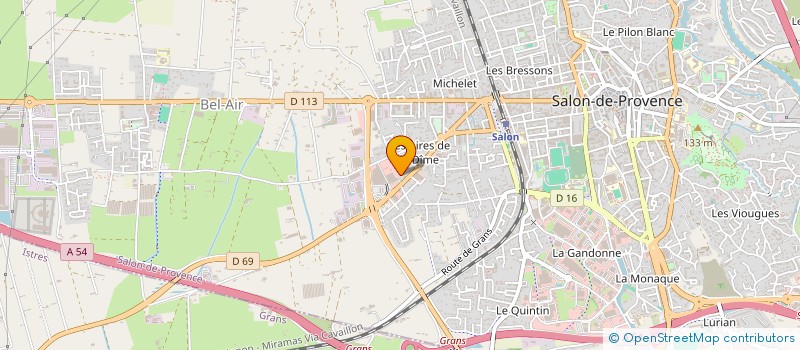 localisation de l'entreprise CIQ MICHELET AIRES DE LA DIME  SALON-DE-PROVENCE