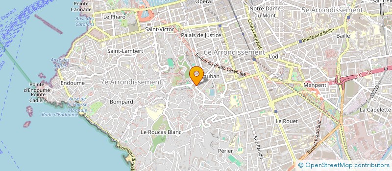 localisation de l'entreprise CIQ MILLY GUADELOUPE VAUBAN à MARSEILLE