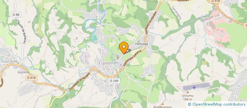 localisation de l'entreprise CIR  ESPELETTE