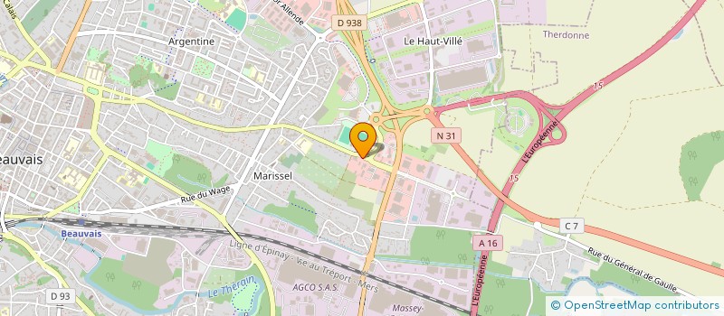 localisation de l'entreprise CIR DU BEAUVAISIS à BEAUVAIS