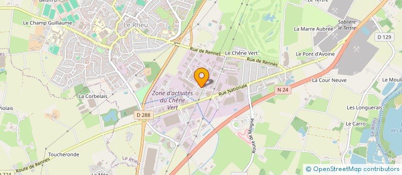 localisation de l'entreprise CIR EUROPEENNE FABRICAT & DISTRIBUT à LE RHEU