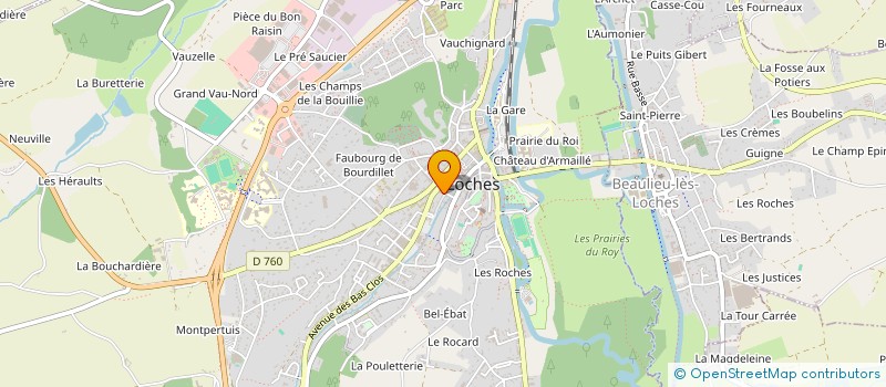 localisation de l'entreprise CIRANO  LOCHES