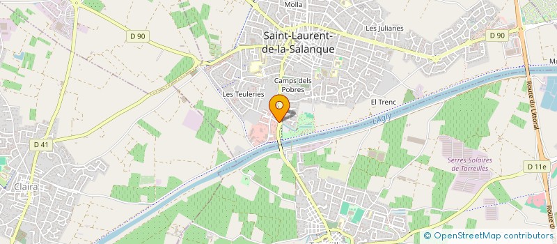 localisation de l'entreprise CIRARER  SAINT-LAURENT-DE-LA-SALANQUE