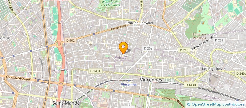 localisation de l'entreprise CIRCACORDA à MONTREUIL