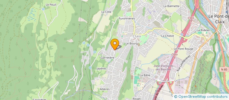 localisation de l'entreprise CIRCADE  CLAIX