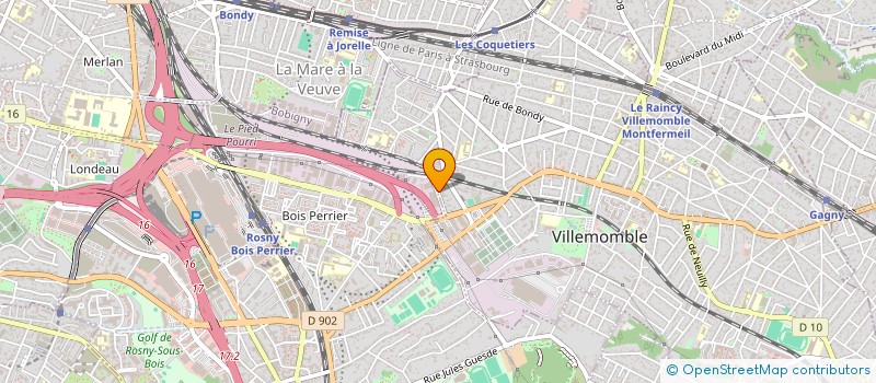 localisation de l'entreprise CIRCAP à VILLEMOMBLE