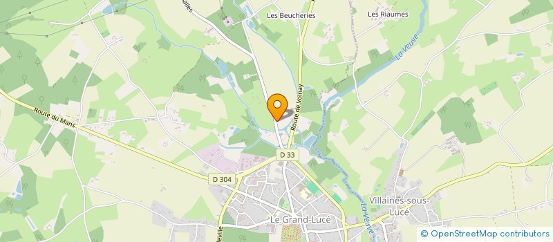 localisation de l'entreprise CIRCE AEROTECHNIQUE à LE GRAND-LUCE
