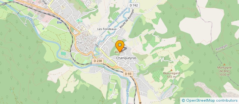 localisation de l'entreprise CIRCEE à DIE