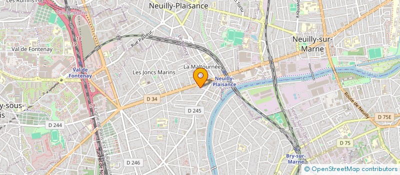 localisation de l'entreprise CIRCEE FINANCE ET COURTAGE à LE PERREUX-SUR-MARNE