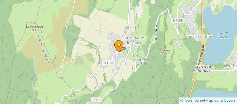 localisation de l'entreprise CIRCEO  NOTRE-DAME-DE-VAULX