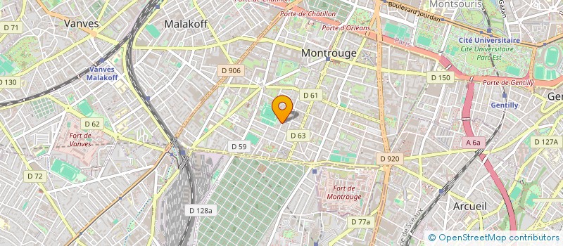 localisation de l'entreprise CIRCLE  MONTROUGE