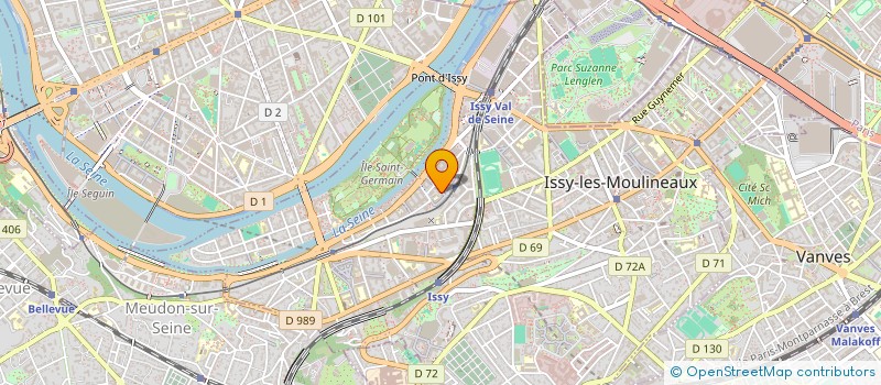 localisation de l'entreprise CIRCLE PRIVE à ISSY-LES-MOULINEAUX