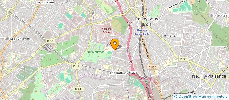 localisation de l'entreprise CIRCLE STAY  MONTREUIL