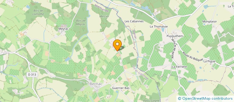 localisation de l'entreprise CIRCUIT 47-24 DE LOUBES BERNAC  LOUBES-BERNAC