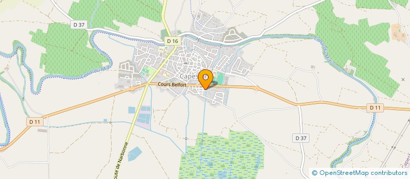 localisation de l'entreprise CIRCUIT ANIMAT NAVIGATION ACCUEIL LOISIR à CAPESTANG