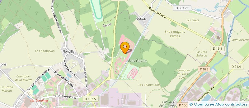 localisation de l'entreprise CIRCUIT AUTOMOBILE DE DREUX à DREUX
