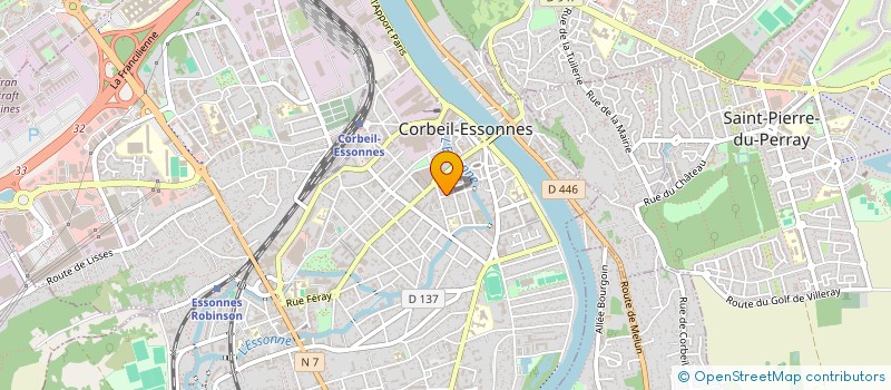 localisation de l'entreprise CIRCUIT B PRODUCTION à CORBEIL-ESSONNES