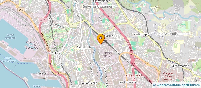 localisation de l'entreprise CIRCUIT BREAKER ASSISTANCE AND SERVICES à MARSEILLE 15EME