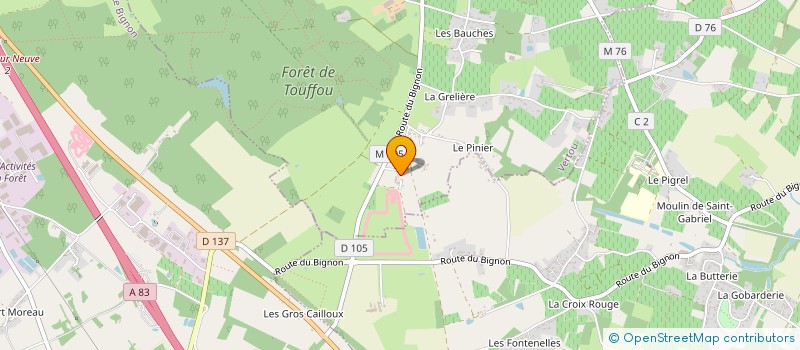 localisation de l'entreprise CIRCUIT DE BEL AIR  VERTOU