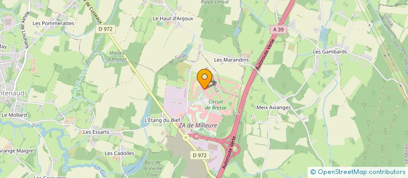 localisation de l'entreprise CIRCUIT DE MILLEURE  FRONTENAUD