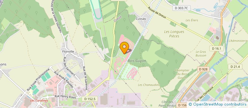 localisation de l'entreprise CIRCUIT DU BOIS GUYON à DREUX